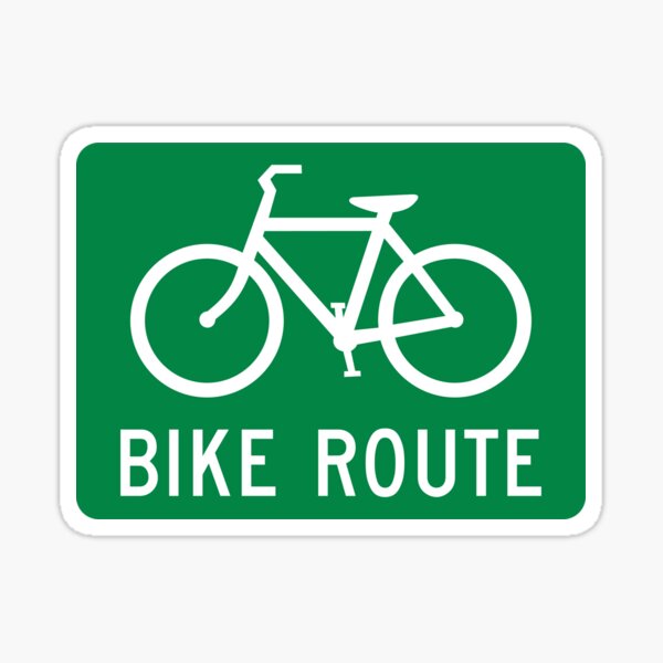 Aperçu de l'œuvre Panneau de signalisation pour vélo créée et vendue par surgedesigns.