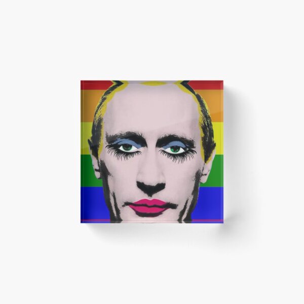 Item preview, Bandera del orgullo gay de Putin Camiseta clásica designed and sold by DanielaOttos.