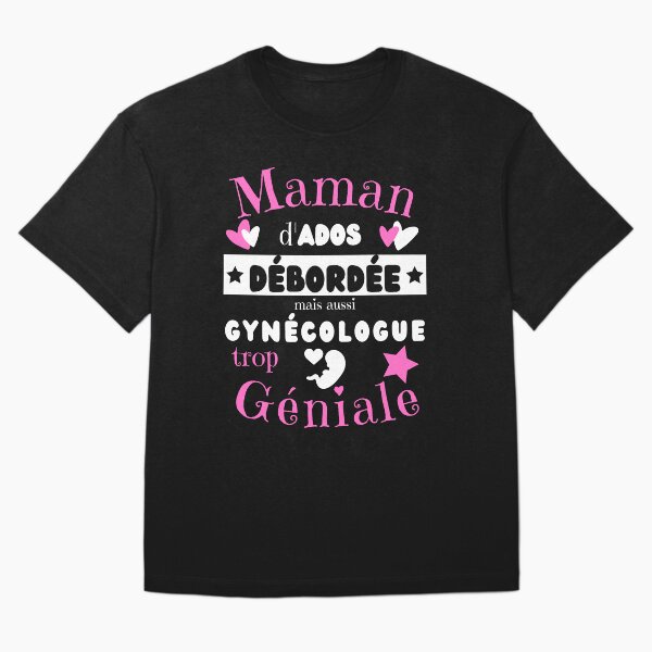 Aperçu de l'œuvre Cadeau Maman débordée gynécologue anniversaire créée et vendue par RomualdGR.
