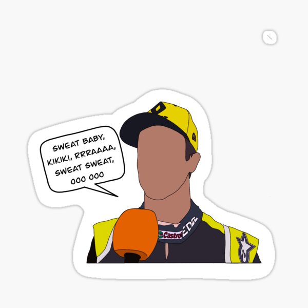 Artikelvorschau, Daniel Ricciardo Schweiß-Schweiß-Zitat entworfen und verkauft von Sferland95.