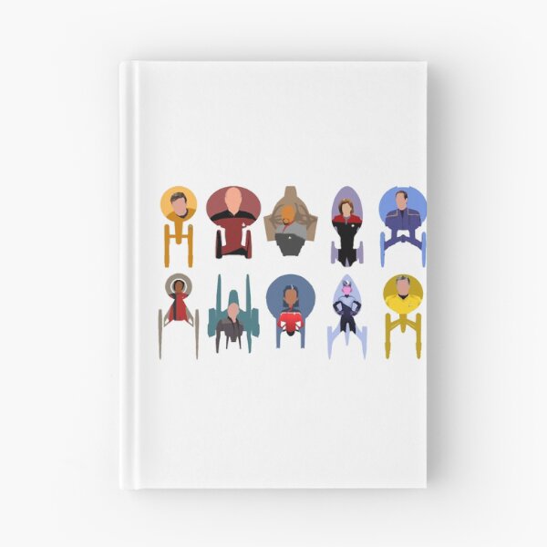 Item preview, Trek ships & captains designed and sold by SaguMdison.
