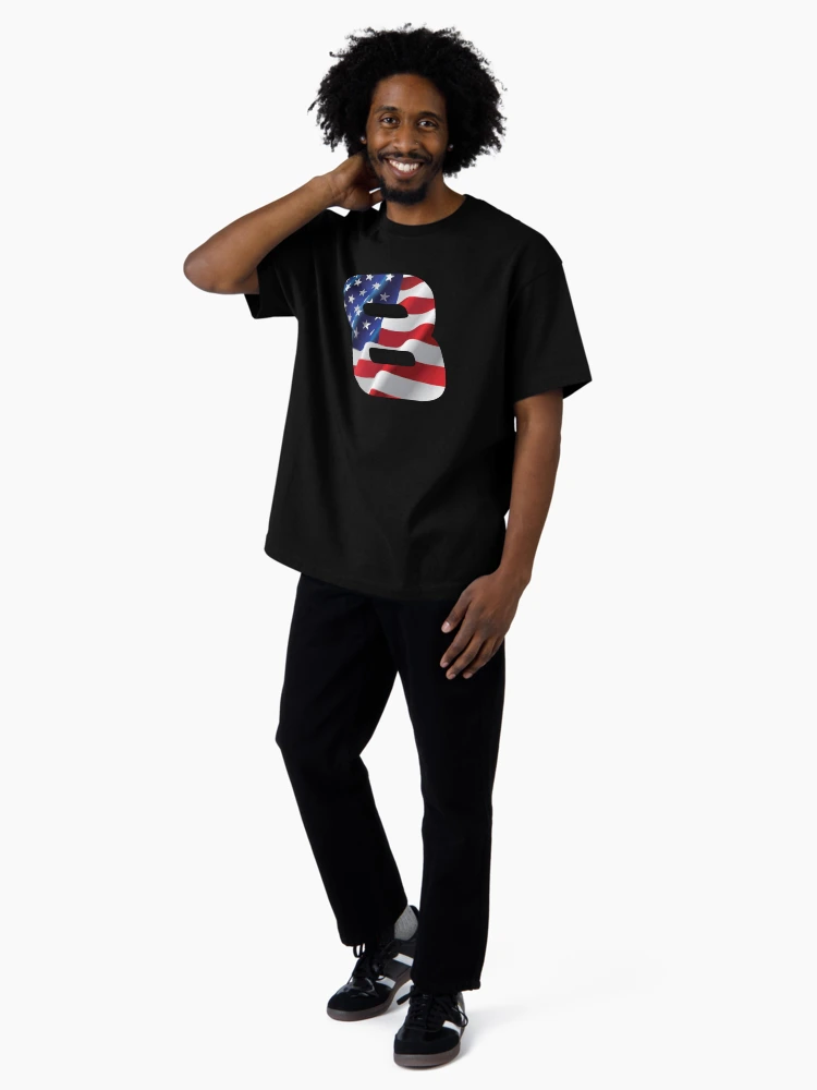 Imagen 4 de 7, Camiseta oversize con la obra Earnhardt Jr. Estados Unidos 8, diseñada y vendida por Foofighter01.