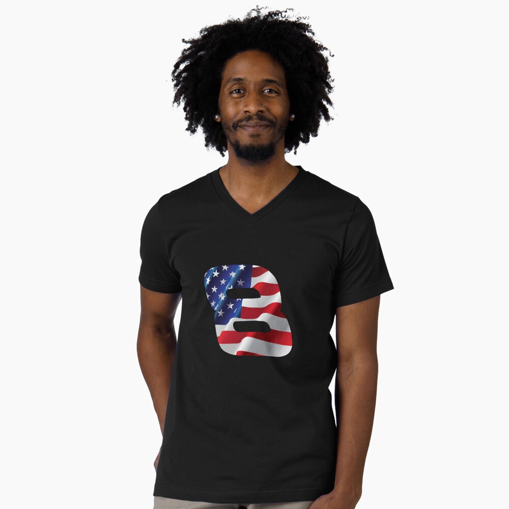 Vista previa del artículo con la obra «Camiseta de cuello en V», diseñado y vendido por Foofighter01.