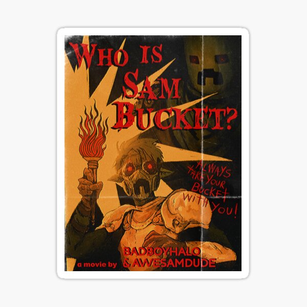 Item preview, Who Is Sam Bucket? - DSMP Poster designed and sold by Bennyikes.