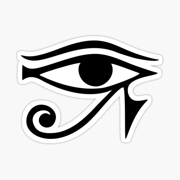 Artikelvorschau, Horusauge, ägyptisches Schutzsymbol, Glücksbringer, Altes Ägypten, Mythologie, Horus, Auge entworfen und verkauft von nitty-gritty.