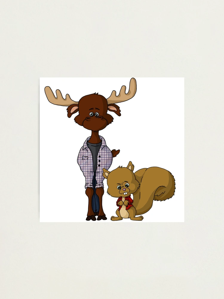 Thumbnail 1 of 3, Photographic Print, Moose + Squirrel designed and sold by caitiespace.