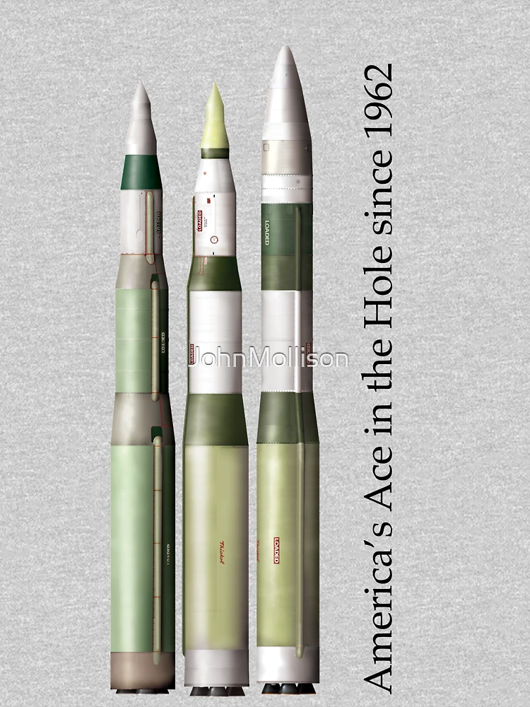 Thumbnail 7 of 7, Classic T-Shirt, Ace in the Hole - the Minuteman III series (MM1, MM2, MM3-early) designed and sold by JohnMollison.
