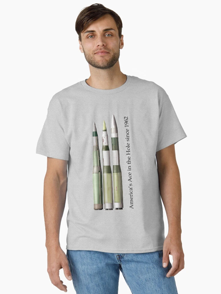 Thumbnail 2 of 7, Classic T-Shirt, Ace in the Hole - the Minuteman III series (MM1, MM2, MM3-early) designed and sold by JohnMollison.