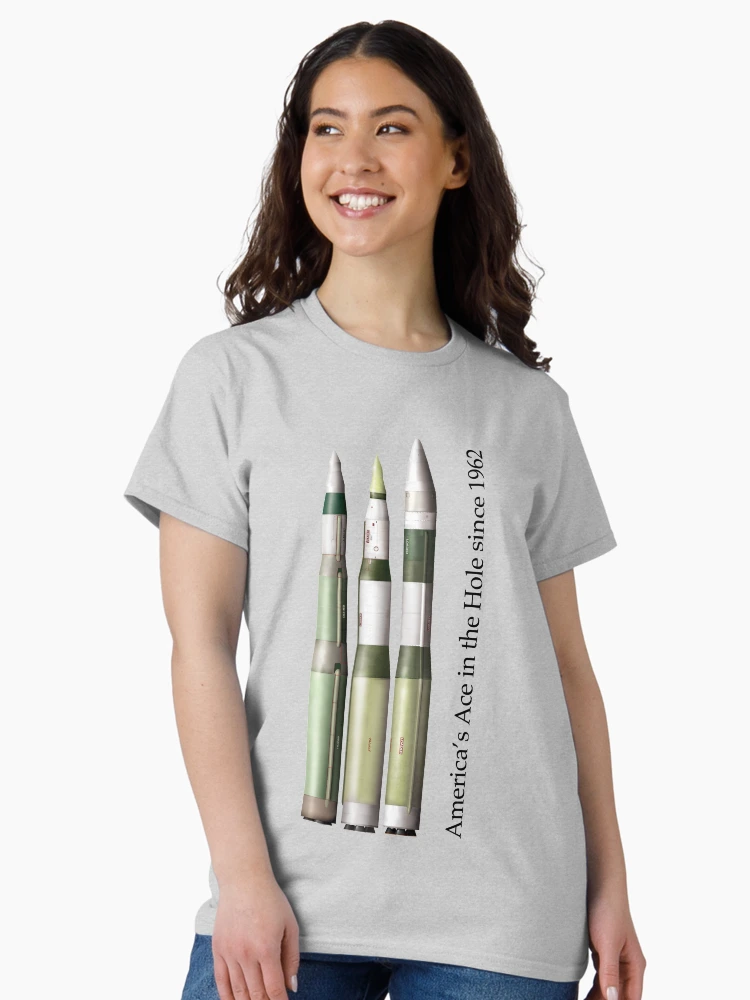Thumbnail 3 of 7, Classic T-Shirt, Ace in the Hole - the Minuteman III series (MM1, MM2, MM3-early) designed and sold by JohnMollison.
