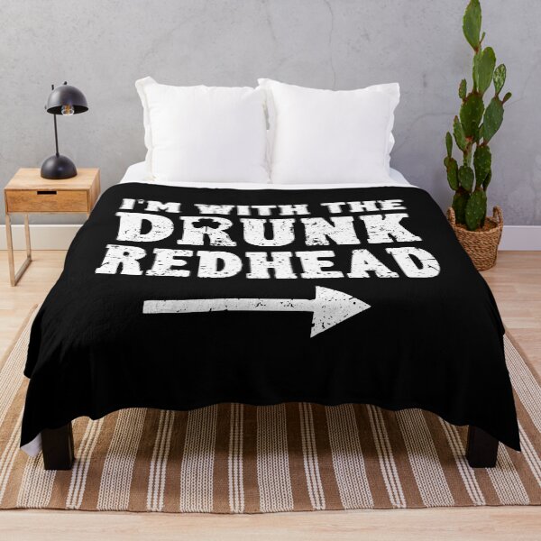 Item preview, Funny St Patricks Day - I'm With The Drunk Redhead  designed and sold by ZimbomDesigner.
