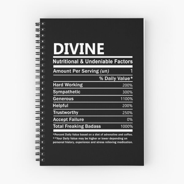 Item preview, Divine Name T Shirt - Divine Nutritional And Undeniable Factors Gift Item Tee designed and sold by aaronmaxi6.