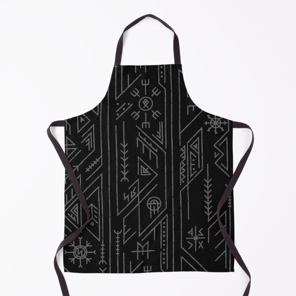 Item preview, Vikings Runes Scandinavian Nordic Futhark Pattern Black and Grey designed and sold by SoccaTamam.