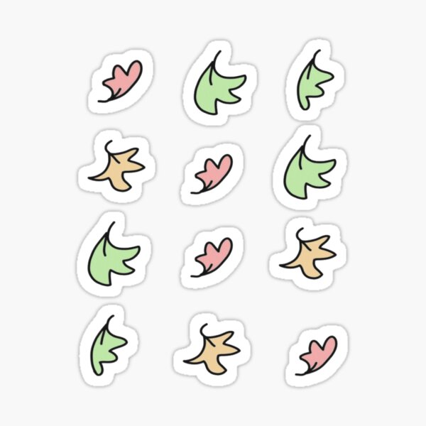 Aperçu de l'œuvre Feuilles coupe-cœur créée et vendue par Designs2shine.