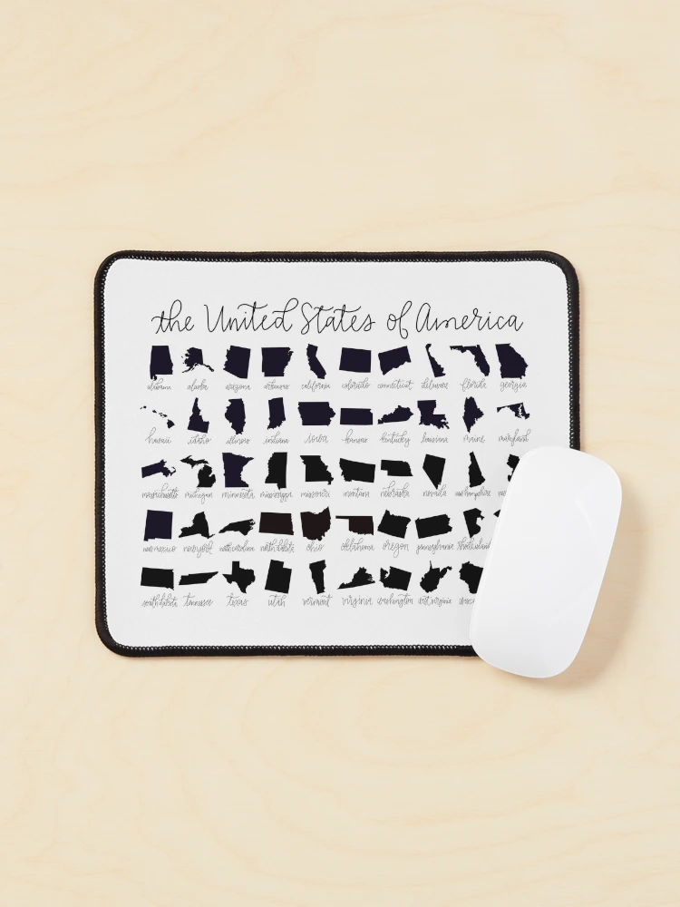 Thumbnail 1 of 5, Mouse Pad, United States of America designed and sold by InkandAnne.
