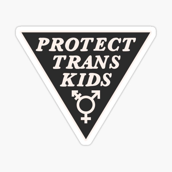Aperçu de l'œuvre protéger les enfants trans créée et vendue par craftordiy.art.