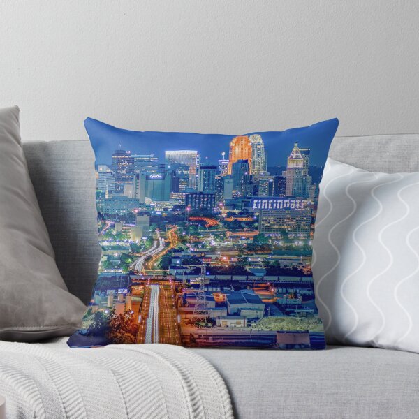 Item preview, View Of The Cincinnati Ohio Skyline From 8th Street designed and sold by DaveFilm.