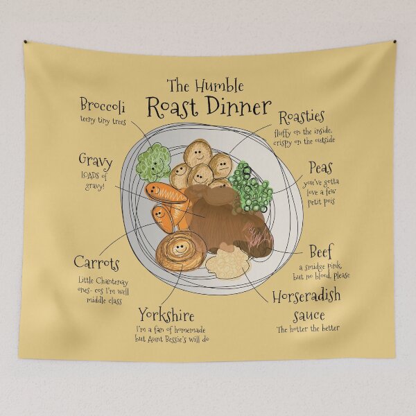 Item preview, La cena de asado humilde designed and sold by bennettstudio.