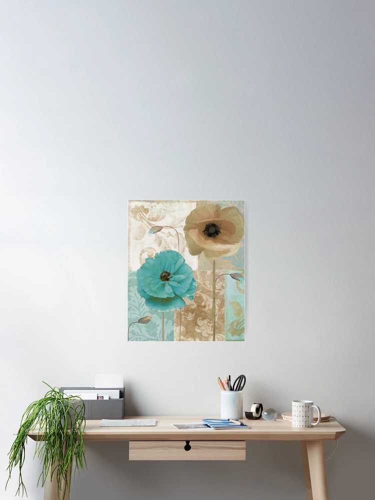 Thumbnail 2 of 3, Poster, Beach Poppies designed and sold by Sasha Art Gallery.