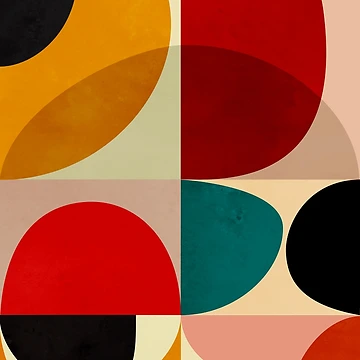 Artwork thumbnail, Modern Abstract Mid Century by dreamprint