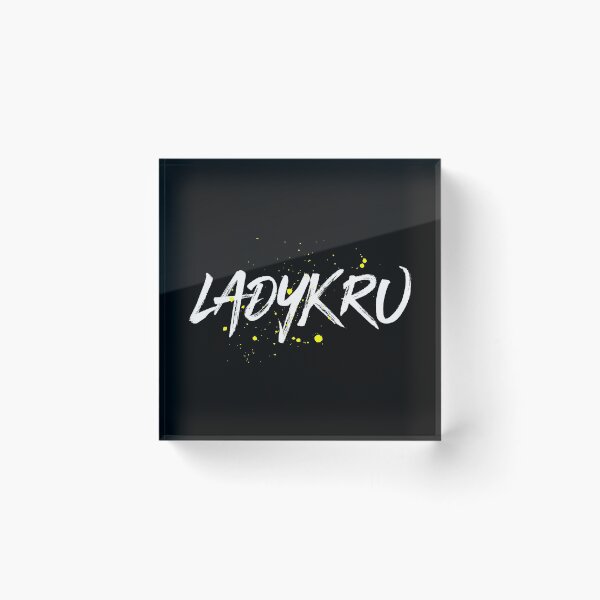 Aperçu de l'œuvre Ladykru (texte blanc) créée et vendue par Forever Young Adult.