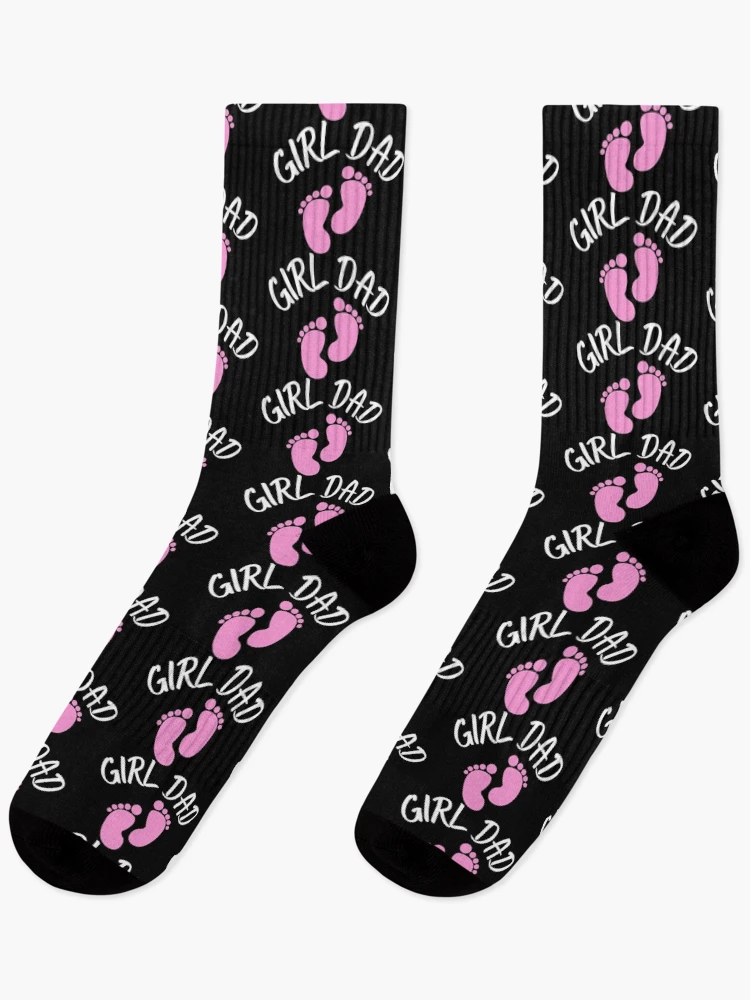 Thumbnail 1 of 5, Socks, Girl dad fathers day designed and sold by Randa Ranmania.