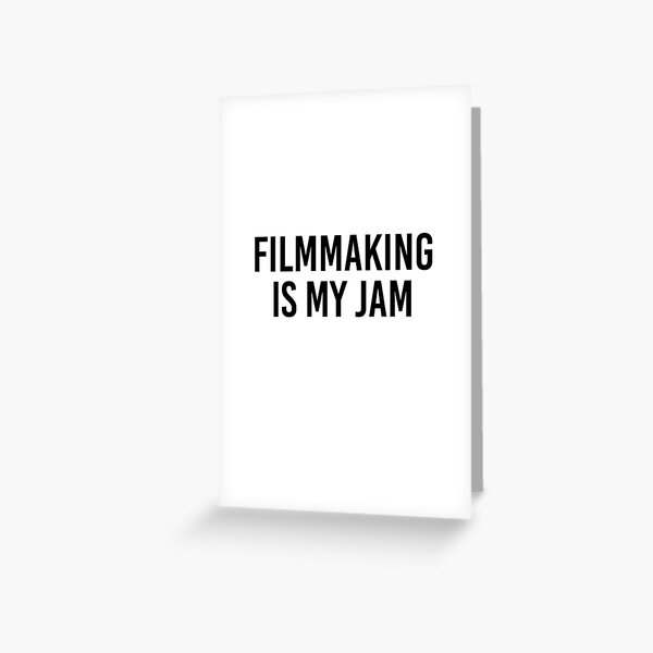 Aperçu de l'œuvre Cadeau de cinéaste drôle, cadeau de réalisation de films, le cinéma est ma confiture créée et vendue par kmcollectible.