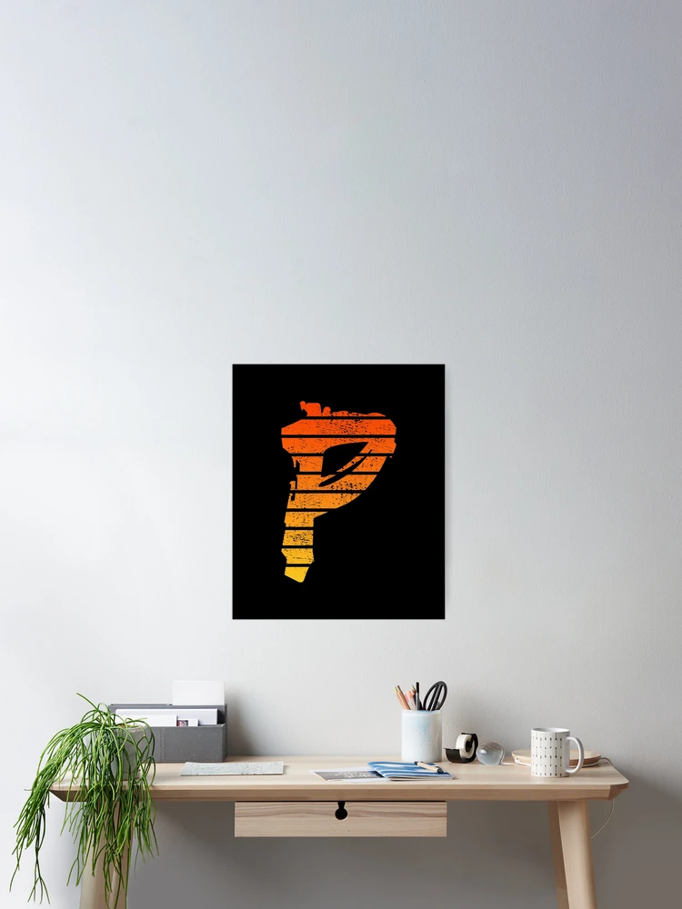 Thumbnail 2 of 3, Poster, Letter P, Initials designed and sold by FNStuff.