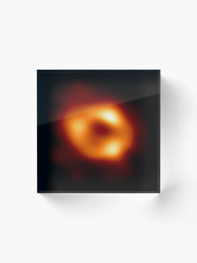 Imagen 1 de 5, Bloque acrílico con la obra Primera imagen del agujero negro Sagitario A* de la Vía Láctea (resolución de 13,5K), diseñada y vendida por bobbooo.