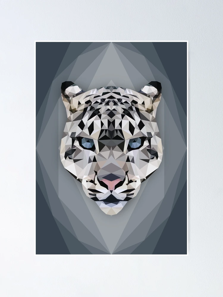 Thumbnail 1 of 3, Poster, Snow Leopard designed and sold by ErinFCampbell.