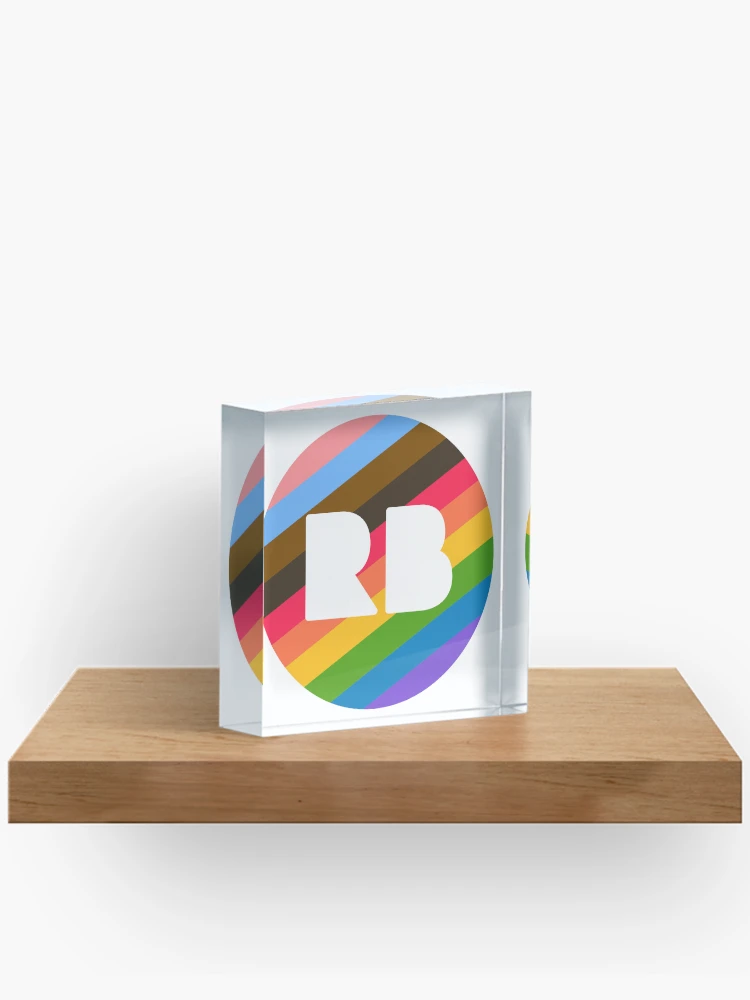 Aperçu 2 sur 5. Bloc acrylique avec l'œuvre Fierté Redbubble créée et vendue par Redbubble Merch Store.