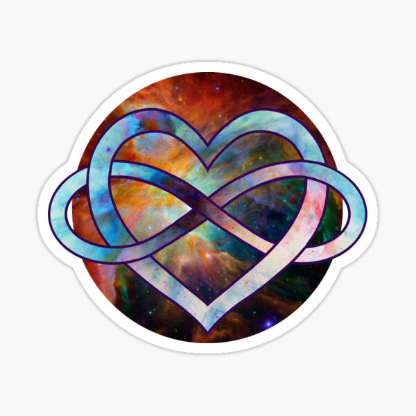 Artikelvorschau, Polyamory-Herzsymbol (Nebula-Version) entworfen und verkauft von VeryGoodBunny.
