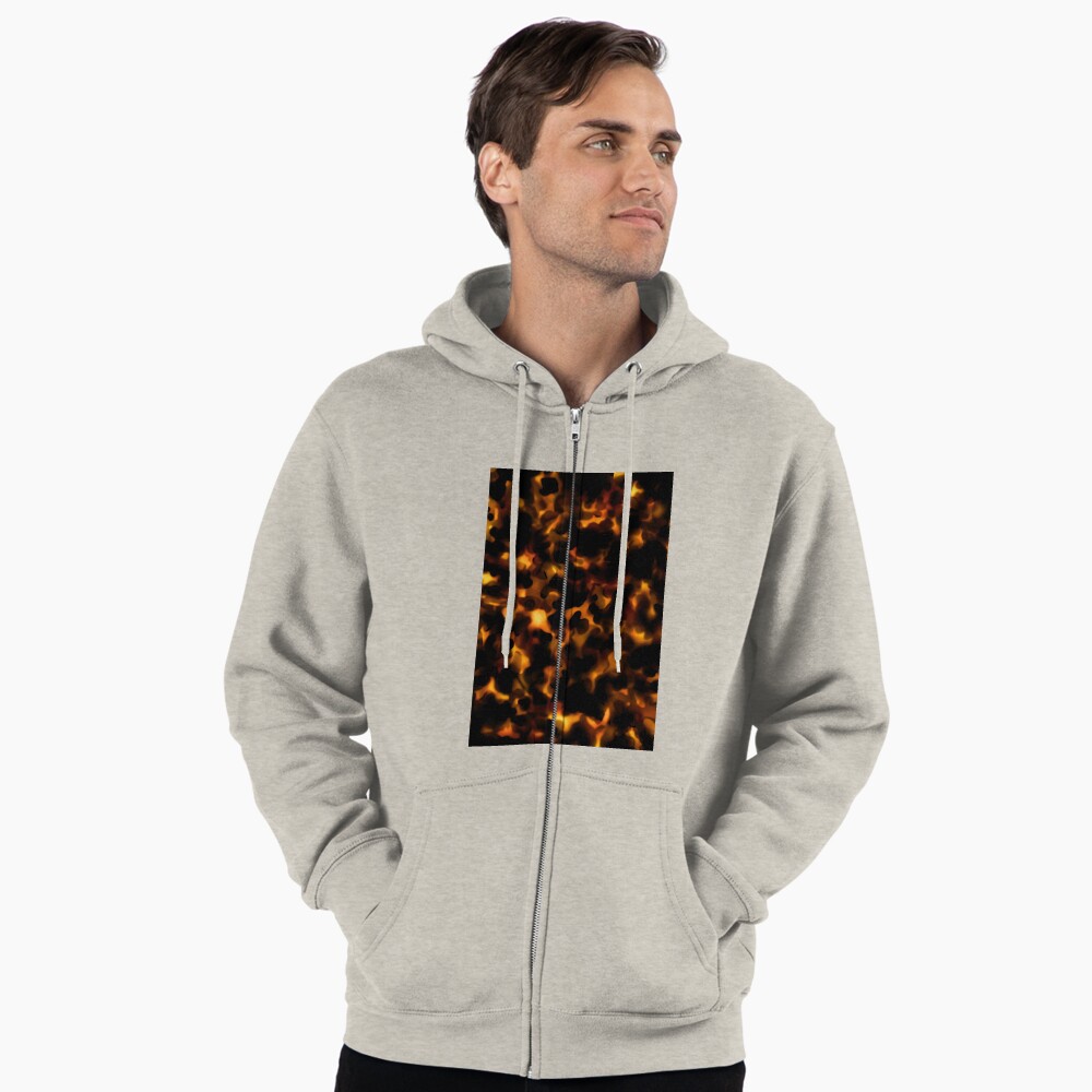 Vista previa del artículo con la obra «Sudadera con capucha y cremallera», diseñado y vendido por wildtribe.