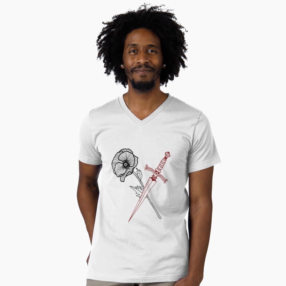 Aperçu de l'œuvre T-shirt col V créée et vendue par ChloeeChaos.