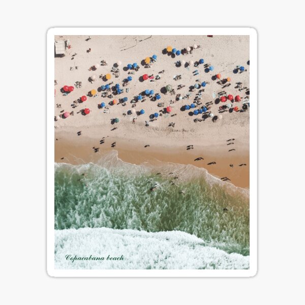 Artikelvorschau, Herrlicher Copacabana-Strand - Poster entworfen und verkauft von WitchEloina.