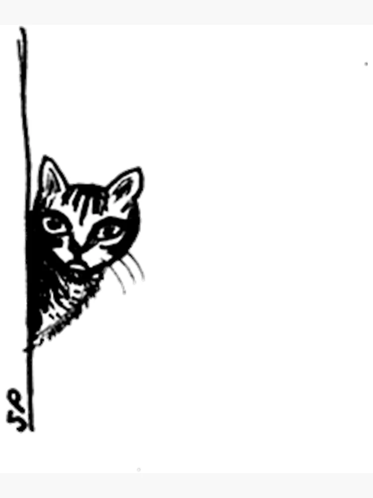 Imagen 3 de 3, Póster con la obra Gato francés curioso, diseñada y vendida por ArtilyStoreae.
