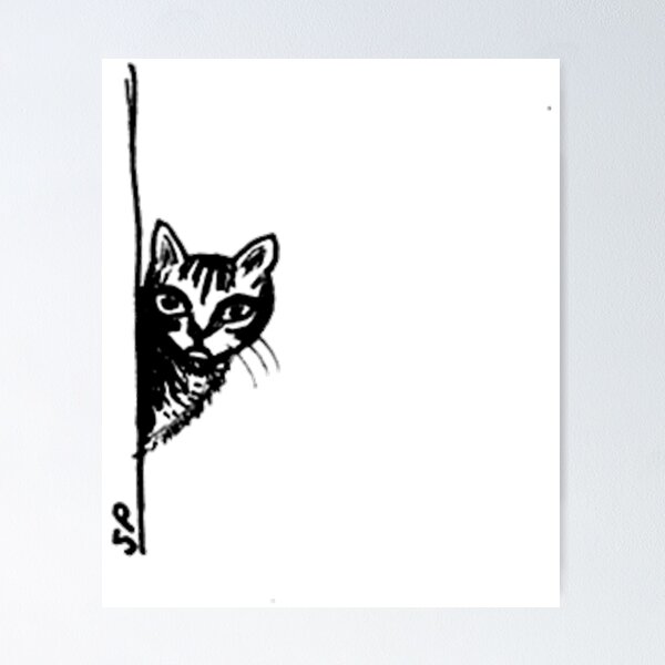 Item preview, Gato francés curioso designed and sold by ArtilyStoreae.
