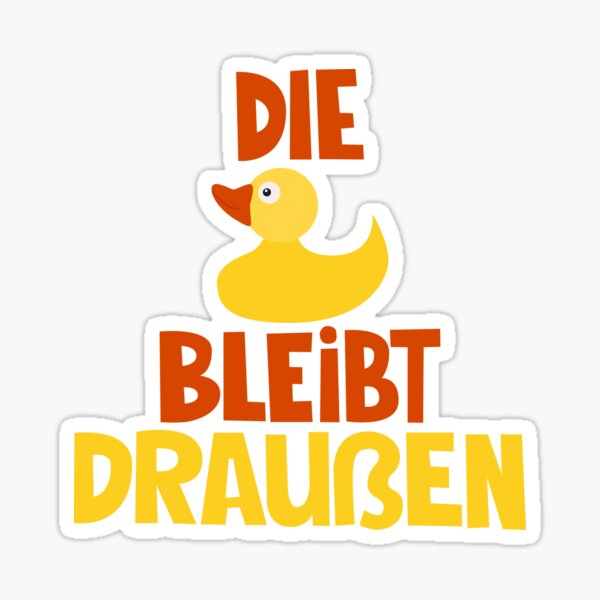 Artikelvorschau, Die Ente bleibt draußen - Loriot - TV Kult entworfen und verkauft von Boogosh.