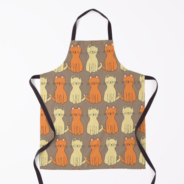 Item preview, Cats galore in chocolate brown, buttery yellow and sweet orange designed and sold by FrancesPoff.