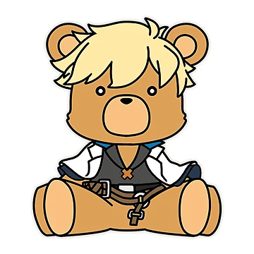 Aperçu de l'œuvre Ky Kiske Guilty Gear L'ours coupable de FGCStickers