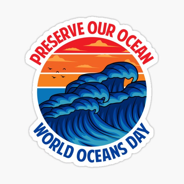 Aperçu de l'œuvre Journée mondiale des océans - Préservons notre océan créée et vendue par cotros.