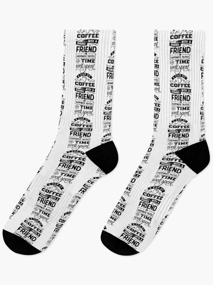Thumbnail 1 of 5, Socks, Coffee and friends designed and sold by TheStudio721.
