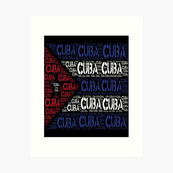 Aperçu de l'œuvre Drapeau cubain Cuba créée et vendue par Dubbra.