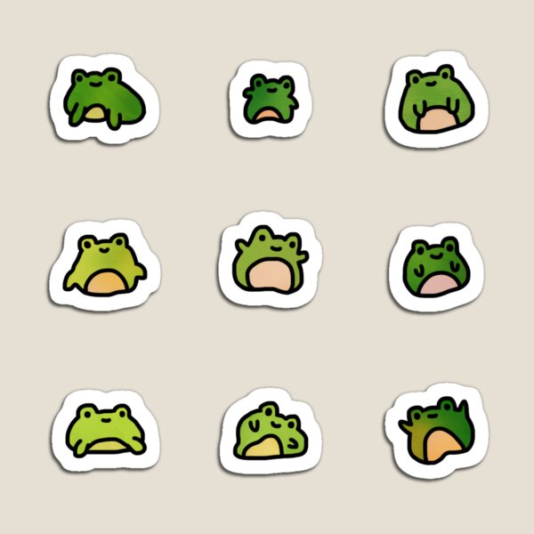Item preview, garabato de ranas designed and sold by tdoodles.
