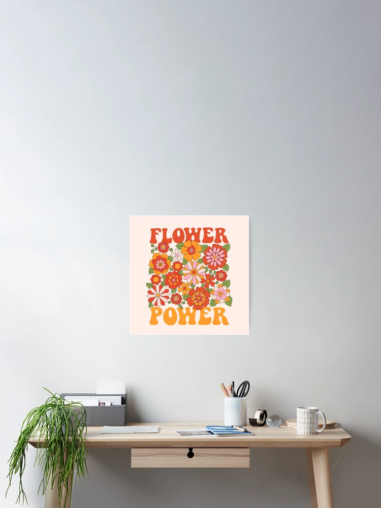 Thumbnail 2 of 3, Poster, Flower Power designed and sold by Viaire.