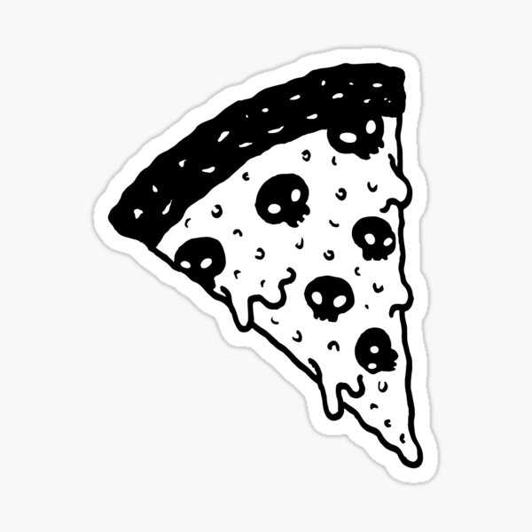 Aperçu de l'œuvre Mort par la pizza créée et vendue par LadyMorgan.