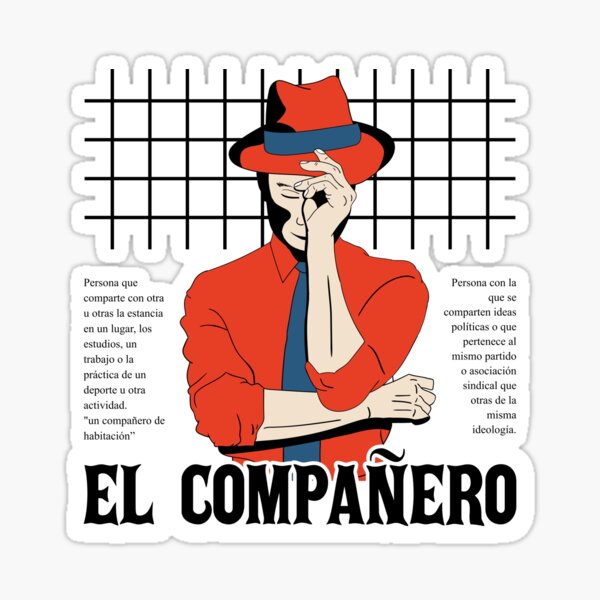 Item preview, Compañero de Estilo Rojo designed and sold by Eppaphoria.