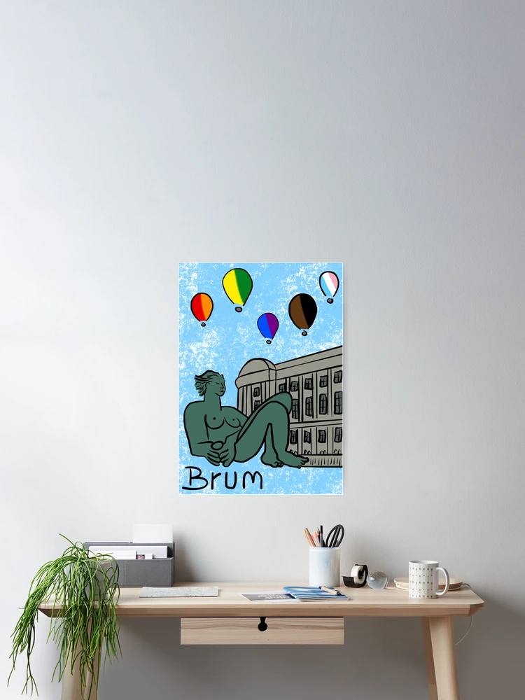 Thumbnail 2 of 3, Poster, Brum Pride designed and sold by Jenny Wren Creates.