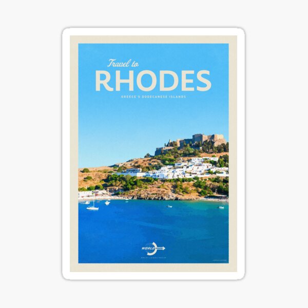 Artikelvorschau, Reise nach Rhodos entworfen und verkauft von Mercury Club.