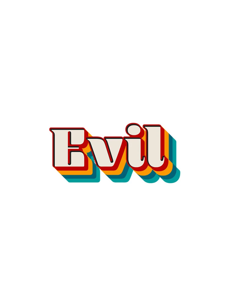 Thumbnail 4 of 4, iPhone Case, Evil designed and sold by Texterns.