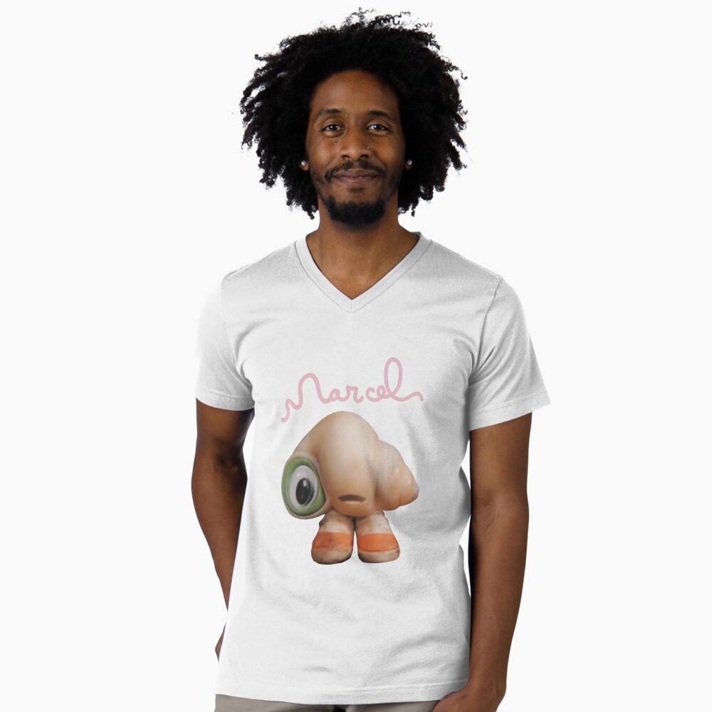 Vista previa del artículo con la obra «Camiseta de cuello en V», diseñado y vendido por mikelull.